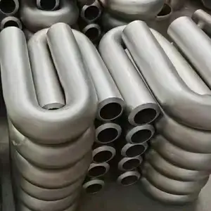 Hersteller verkaufen kunden spezifisch Alle Größen Edelstahl bogen Heiß drückendes Schweißen Rohr verschraubung verbinder Winkel