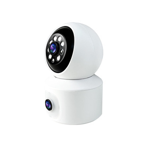 Wireless Wi-Fi Surveillance Camera 4mm Lens F2.0 Aperture 5-10m Night Vision Cloud Storage Mobile Monitoring Home <b>Security</b> - Product Image 1