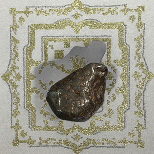 Utilizzato per la decorazione Meteorite nero Meteorite pietra grezza decorazione - Product Image 1