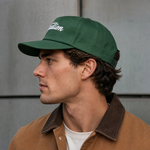 Casquette de baseball à 5 panneaux en coton non structuré, style vintage, avec broderie minimaliste personnalisée, pour un look décontracté et streetwear - Product Image 1