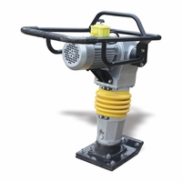 Compacteur vibrant électrique haute fréquence IDEAL HCD110 3 kW, force d'impact 13 kN, 110/220/380 V