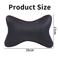Appuie-têtes de voiture, coussins de nuque, coussins intérieurs quatre saisons, accessoires de voiture en PU, soutien latéral pour le cou et la nuque