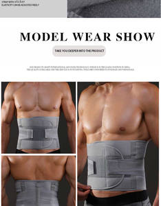 Cinturón deportivo ajustable <span class=keywords><strong>para</strong></span> la <span class=keywords><strong>espalda</strong></span>, cinturón de soporte de madera <span class=keywords><strong>para</strong></span> la cintura transpirable <span class=keywords><strong>con</strong></span> malla perforada <span class=keywords><strong>para</strong></span> hombres y mujeres, disco herniado, ciática, <span class=keywords><strong>escoliosis</strong></span> - Product Image 6