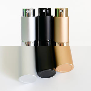 Miniature Hommes En Aluminium 8ml Rechargeable Atomiseur <span class=keywords><strong>Parfum</strong></span> Vaporisateur Métal Cylindre Noir Bouteille <span class=keywords><strong>De</strong></span> <span class=keywords><strong>Parfum</strong></span> 10 ml - Product Image 2