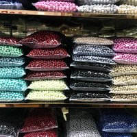 Perles en plastique ABS style mode HBJC en gros, perles en plastique en vrac
