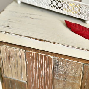 INNOVA Solid Wood Panel <b>Sideboard</b> Accent Cabinet Rustic Farmhouse Living Room Storage for Kitchen and Hotel Use - Product Image 6