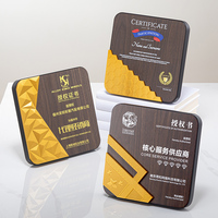 Placas de Madera Personalizadas con Impresión UV, Trofeos con Estrella de Metal y Placa de Premio para Medallas y Reconocimientos