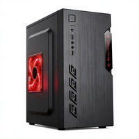 Boîtier PC Micro ATX en maille de haute qualité avec ventilateur RGB, mini-tour en acier SPCC, support pour alimentation ATX, châssis personnalisé en stock