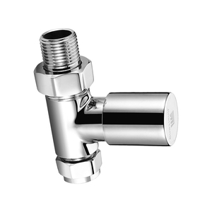 Valvola del radiatore riscaldante in ottone-valvola termostatica cromata lucidata per sistemi HVAC - Product Image 3