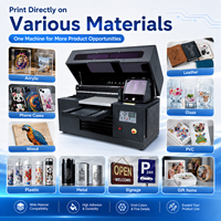 Solución 2 en 1: Impresora UV de Cama Plana para Impresión Directa en Diversos Materiales y UV DTF para Adhesivos de Película AB