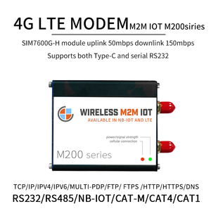 4G LTE FDD simcom sim7600/quectel ec25/EC21/bg96/bg95 GSM Modem với ăng-ten bên ngoài GPS RS232 TCP IP USB modem - Product Image 2