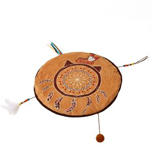 Atacado gato zero mat pet gato jogar jogos mat scratcher multi-função cama estilo boêmio tapete - Product Image 5