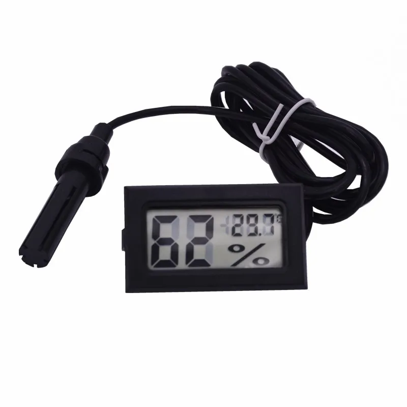 Digital Thermometer Hygrometer YK-30/Suhu dan Kelembaban Meter dengan Probe