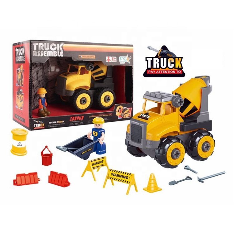 Juguete Excavadora Para Niños De 1 A 3 Años - Vehículo De Construcción Con Sonidos Y Almacenamiento, Regalo Educativo Para Peques
