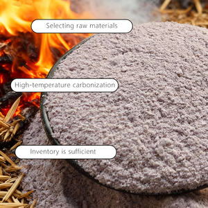 Carbón de Cáscara de Arroz Blanco de Fábrica con Bajo Contenido de Carbono y Alta Pureza, Utilizado <span class=keywords><strong>para</strong></span> Aislamiento Térmico en Acero Especial - Product Image 1