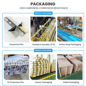 Profilé d'angle en acier inoxydable 201 de qualité supérieure pour <span class=keywords><strong>carrelage</strong></span>, bordure de <span class=keywords><strong>carrelage</strong></span>, <span class=keywords><strong>coin</strong></span> intérieur, porcelaine extérieure - Product Image 6