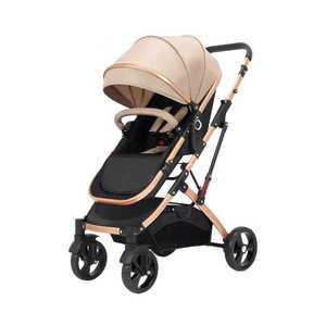 Passeggino Portatile in Lino per Bambini, Premium in Lega, Reversibile, Pieghevole, Sistema di Viaggio a 4 Ruote, Grande, Leggero, Alto, Panoramico, Carrozzina per Neonati - Product Image 6