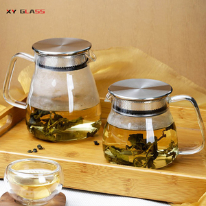 Classical Customized Capacity Brief Design Borosilicate Cooking <strong>Glass</strong> <strong>Teapot</strong> - Product Image 4