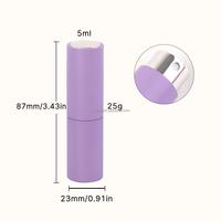 Botol Semprot Parfum Mini Isi Ulang Kosong Plastik ABS Grosir 5ml, Botol Putar untuk Krim Wajah Perawatan Kulit
