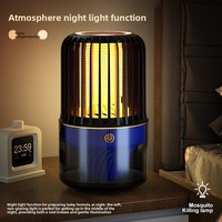 Elektrische schok Muggenmoordenaar Lamp USB Oplaadbaar Draagbaar Buiten Huishoudelijk gebruik Geluidsarm UV-lamp Niet-giftig Covers 41-60