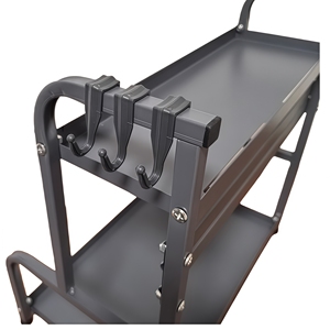 Estante de Almacenamiento de Especias de Acero al Carbono de 2/3 Niveles, 30/40/50 cm, Resistente, Capacidad de Carga de 90 kg, Diseño Moderno Multifuncional, Entrega Rápida - Product Image 6
