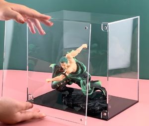Casing tampilan transparansi tinggi akrilik bebas lem untuk figur Model penutup Mainan Gundam blok bangunan penutup tahan debu - Product Image 1
