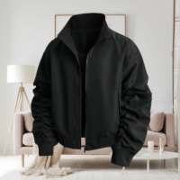 Veste décontractée rétro pour homme, coupe ample, coupe-vent, pour l'hiver et l'extérieur, style streetwear tendance, personnalisable, pour le travail et le sport, vente en gros