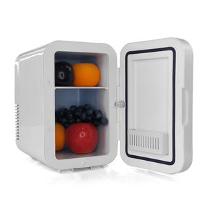 6Lミニ冷蔵庫家庭用ポータブル空冷冷凍電源吸収機能ミラー美容ミニ - Product Image 3