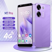 Smartphone M7 Pro Android 8.1, réseau 4G, écran HD 5 pouces, 2 Go de RAM, 16 Go de ROM, batterie 2500 mAh, double SIM, téléphone portable de poche