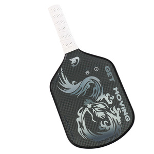 Paleta de Pickleball Leatou de Fibra de Carbono LT-128, Forma Estándar de Entrenamiento, 41.5 cm - Product Image 4