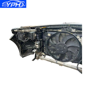 Ensemble de pare-chocs avant pour <span class=keywords><strong>Mercedes</strong></span>-Benz GLA45 <span class=keywords><strong>AMG</strong></span> 117 avec phares à LED Grilles de lèvre avant et radiateur - Product Image 5