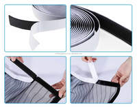 Moustiquaire magnétique moderne pour porte, en polyester robuste, entrée mains libres, auto-fermante, anti-insectes, garantie à vie