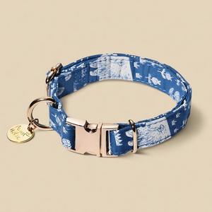 Collar para Perro Personalizado, Talla S, con Estampado de Animales, Cómodo, de Algodón, Elegante, Ajustable, Suave y Duradero, Venta al Por Mayor - Product Image 1