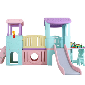 Casa de Juegos Infantil de Alta Calidad para Jardín de Niños, Pequeño Parque Infantil Interior de Plástico con Tobogán - Product Image 5