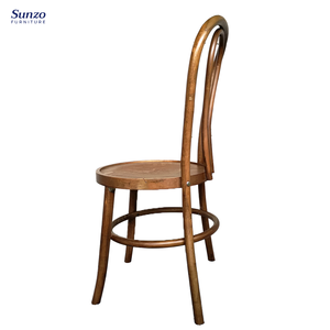 Sunzo meubles chaises de mariage en bois événements bois Thonet chaise fête location courbé bois banquet chaises - Product Image 3