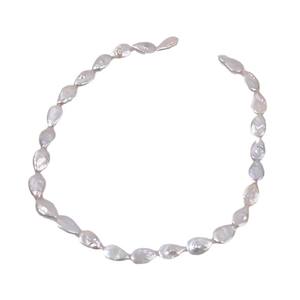 Perlas Keshi Naturales Barrocas de 9-14 mm, Perlas de Agua Dulce con Forma de Gota de Agua, Accesorio de Perlas Semiterminadas, Perlas Sueltas - Product Image 5