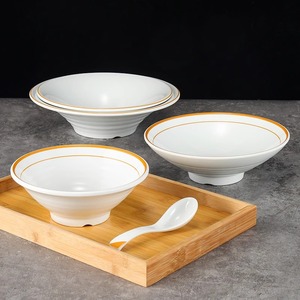Tazón de fideos de melamina Xiangyuan, tazón de fideos cónico comercial con forma de sombrero, tazón de plástico para hot pot picante, tazón para fideos de arroz y - Product Image 3