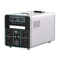 LECOOVO E1500S1500W Batterie LiFePO4 d'origine, station d'alimentation portable avec charge rapide solaire, banque d'alimentation