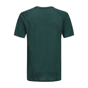 Camiseta Deportiva de Manga Corta de Estilo Moderno, Tejido de Punto con Serigrafía Sólida, Lana Merino, Malla Transpirable, Control de Humedad, Sin Olor - Product Image 2