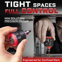 Tournevis à cliquet multifonction à double embout, avec poignée ergonomique à double boule, magnétique et interchangeable