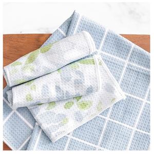 Serviette de cuisine gaufrée personnalisée, super absorbante, séchage rapide, légère et douce - Product Image 1