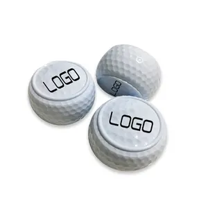 Bola Golf datar baru untuk latihan Putting dalam dan luar ruangan