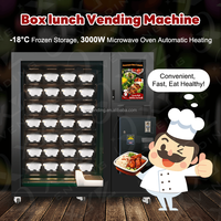 Distributeur automatique d'aliments chauds intelligent avec chauffage par micro-ondes
