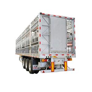 Nuevo Diseño de Semirremolque Eléctrico de 3 Ejes con Barandas para Ganado, Remolque para Transporte de Ganado - Product Image 5