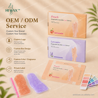 Masque hydratant jetable pour les pieds au paraffine saveur pêche OEM pour la réparation des talons rugueux, secs et gercés – Idéal pour les salons
