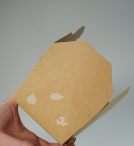 Boîtes à lunch jetables en papier kraft brun Little Boom, contenants alimentaires à emporter pour livraison de repas - Product Image 5