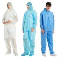 Fournisseur professionnel de vêtements de protection jetables de type 4/5/6 combinaison globale de sécurité en PPE