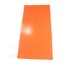 Kunden spezifische 150W LKW Silikon Wärme kissen 12V 48V Batterie Heizkissen Batterie Heizung mit Thermostat - Product Image 4