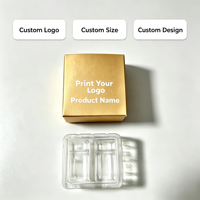 Kit d'emballage holographique étanche en gros pour flacons de 3 ml et 10 ml, étiquettes et boîtes extérieures, emballage inviolable pour les commerçants de peptides et de soins de la peau