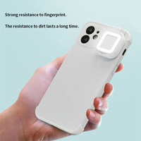 Dropshipping New Ring Fill Flashlight Mobile Cover Case Girl Luminous Led Selfie Light up Phone Cases pour iPhone 16 Pro Max
